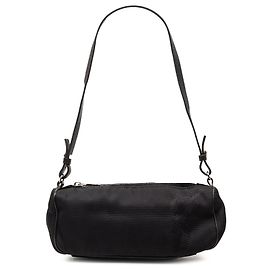 Borsa a tracolla in nylon con logo nero Saint Laurent Nero