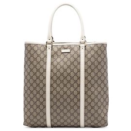 Tote vertical Gucci GG Supreme beige Beige