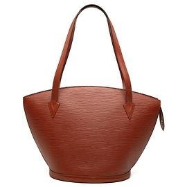 Bolsa de ombro Louis Vuitton Epi Saint Jacques GM Long Strap marrom Marrom
