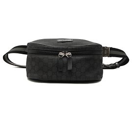 Borsa a tracolla Gucci GG Nylon Web nera Nero