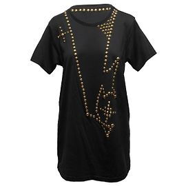 Black Givenchy Studded Short Sleeve T-Shirt Size US XS Black