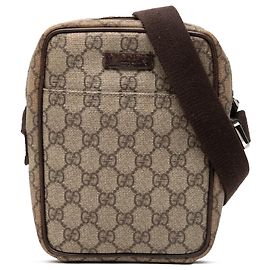 Borsa a tracolla Gucci GG Supreme beige Beige