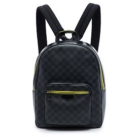 Black Louis Vuitton Damier Graphite Josh Backpack Black
