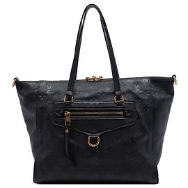 Borsa blu Louis Vuitton Monogram Empreinte Lumineuse PM Blu