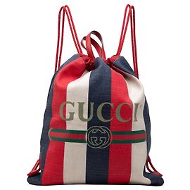 Mochila Gucci Canvas Sylvie Baiadera Web roja Roja