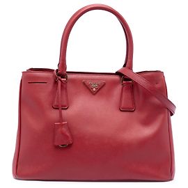 Bolso Prada Medium Saffiano Lux Galleria Rojo Roja