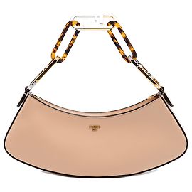 Bolsa Swing de couro Fendi O Lock rosa Rosa