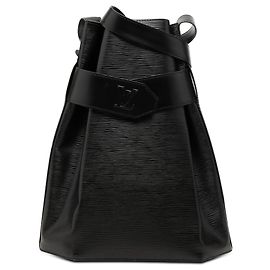 Borsa a secchiello Louis Vuitton Epi Sac D Epaule GM nera Nero