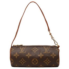 Sac à main Louis Vuitton Monogram Papillon Pochette marron Marron