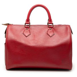 Sac Boston Epi Speedy 30 Louis Vuitton Rouge Rouge