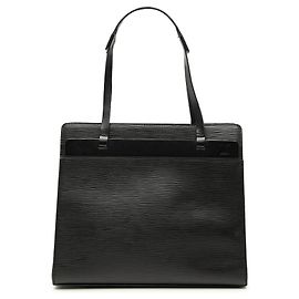 Borsa Louis Vuitton Epi Croisette PM Nera Nero