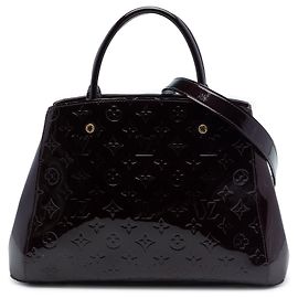 Sac à main Louis Vuitton Monogram Vernis Montaigne MM violet Violet