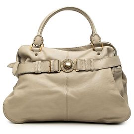 Tote de cuero gris Burberry Lambeth Gris