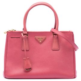 Bolso Tote Satchel Prada Medium Saffiano Lux Galleria Double Zip rosa Rosa
