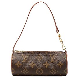 Bolsa de mão Louis Vuitton Monogram Papillon marrom Marrom
