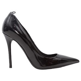 Escarpins à bout pointu en cuir verni noir Tom Ford Taille 37 Noir