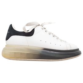 Alexander McQueen Platform Low-Top Sneaker Weiß & Schwarz Größe 38 Weiß