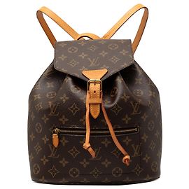 Brown Louis Vuitton Monogram Montsouris Backpack Brown