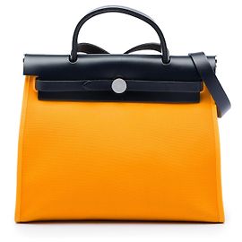 Borsa Hermès Toile Verso Herbag Zip 31 Giallo Giallo