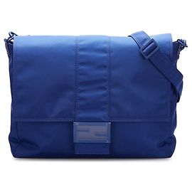 Borsa a tracolla Blue Fendi FF Lock Blu