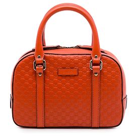 Bolsa Gucci Small Microguccissima Bree Laranja Laranja