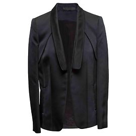 Black Alexander Wang Shawl Collar Blazer Size US 8 Black