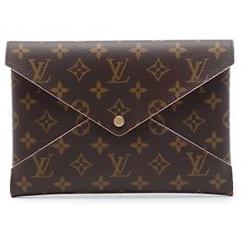 Clutch Louis Vuitton Monogram Pochette Kirigami GM marrone Marrone