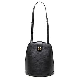 Borsa a tracolla Louis Vuitton Epi Cluny nera Nero