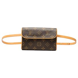 Louis Vuitton Monogram Pochette Florentine Gürteltasche braun Braun