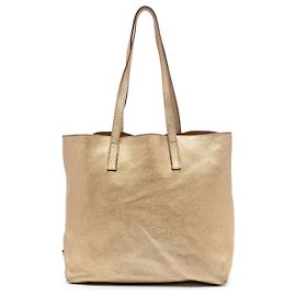 Tote Prada Gold Metallic Vitello Daino Doré