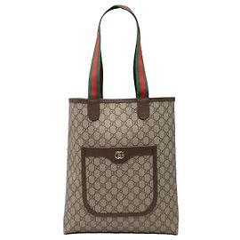 Tote Gucci GG Supreme Web Ophidia bege Bege