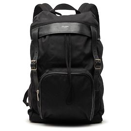 Mochila de caça utilitária em lona preta Saint Laurent Preto