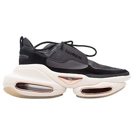Balmain B-bold Low-Top Sneaker Schwarz & Weiß Größe 41 Schwarz