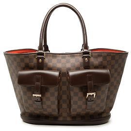 Sac cabas Louis Vuitton Damier Ebene Manosque GM marron Marron