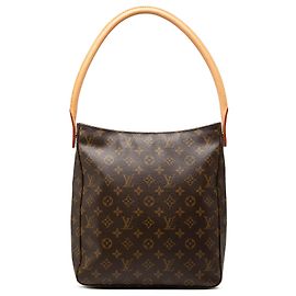 Borsa a tracolla Louis Vuitton Monogram Looping GM marrone Marrone