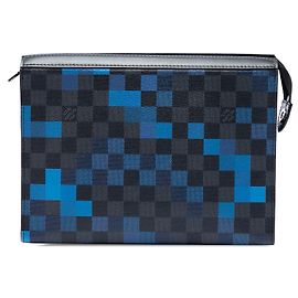 Pochette Voyage MM Damier Graphite Pixel Louis Vuitton Grigio Grigio