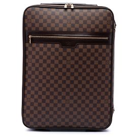 Borsa da viaggio Louis Vuitton Damier Ebene Pegase 55 marrone Marrone
