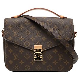 Sac à main Louis Vuitton Monogram Pochette Metis marron Marron