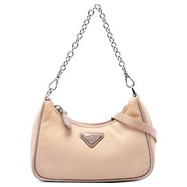 Borsa Prada Mini Tessuto Re Edition 2005 Beige Beige