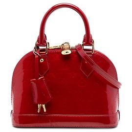 Bolso Louis Vuitton Monogram Vernis Alma BB Rojo Roja