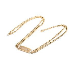 Chanel Coco Double Chain Gürtel mit Strass, Goldbeschichtet Golden