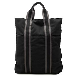 Borsa Tote Cabas Toile Fourre Tout nera Hermès Nero