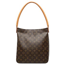 Borsa a tracolla Louis Vuitton Monogram Looping GM marrone Marrone