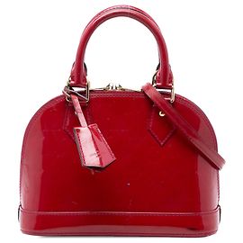 Bolso Louis Vuitton Monogram Vernis Alma BB rojo Roja