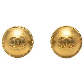 Chanel CC Creolen in Goldoptik Golden
