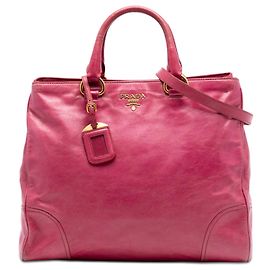 Bolsa Prada Vitello Shine rosa Rosa
