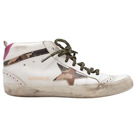 High-Top Sneaker Golden Goose White & Multicolor Größe 8 Weiß