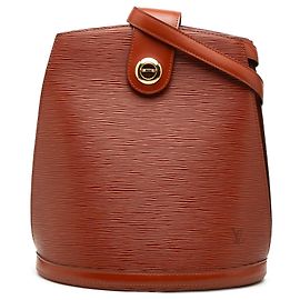 Bolsa de ombro Louis Vuitton Epi Cluny marrom Marrom