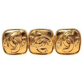 Spilla Triple CC placcata oro Gold Chanel D'oro