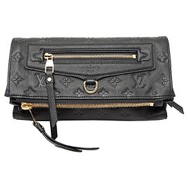 Clutch Blue Louis Vuitton Monogram Empreinte Petillante Azul